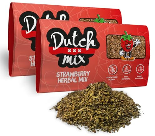 Mélange Hollandais Fraise - Sans tige et naturel – 100g de mélange d'herbes Lisse
