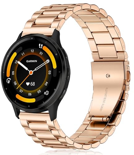 VELULYX Metallband für Garmin Venu 2/Venu 3, 22mm Edelstahlband für Garmin Vivoactive 4, Forerunner 265, Forerunner 255/255 Music, Forerunner 745, First Avenger, Darth Vader