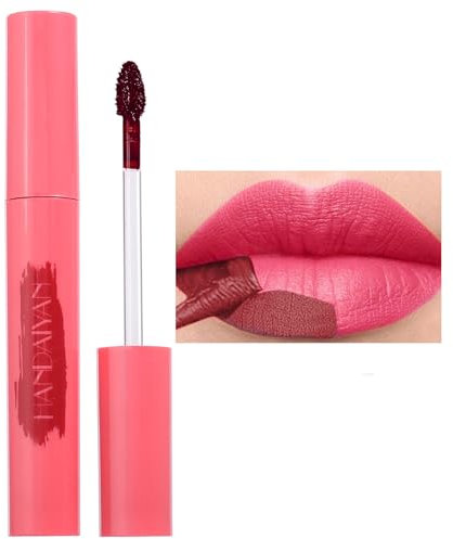 Peel Off Lip Tint, Long Lasting Waterproof Lip Stain, Transfer Proof Matte Finish, Liquid Lipstick Makeup For Women Girls (#04)