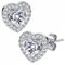 1 Paar Ohrstecker Silber 925, Silber Ohrringe Damen Hypoallergen Cubic Zirkonia Ohrstecker Set ohrringe Silber 925 Stecker, Silber Ohrstecker für Damen Mädchen
