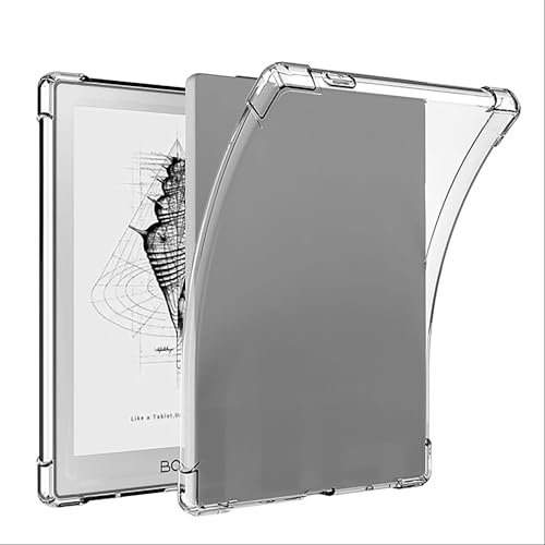GIOPUEY Hülle für Boox Go 6/Poke 5/Poke 5S, Weiche TPU Rückenschale, Dünne Abdeckung, Airbag Schutz, Case Kompatibel mit Boox Go 6/Poke 5/Poke 5S-Transparentes