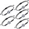 5 Pezzi Calcio Braccialetti Bambini Calcio Gadget Compleanno Gioielli Calcio Braccialetti Bambini Calcio Gadget Compleanno Braccialetto Amicizia Regolabile Intrecciati per Ragazzi e Ragazze Accessori