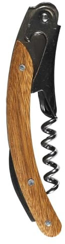 COOK CONCEPT, KA0333, Tire-Bouchon en Bois d'acacia élégant, Accessoire Indispensable pour apéritifs et dégustations de vin, Design Ergonomique, mécanisme de précision, Marron, Taille Standard