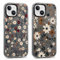 Yoedge 2 Stück Handyhülle für iPhone 14 / iPhone 13 Hülle, Aesthetic Buntes Blumen Muster Frauen Mädchen Design Cover, Transparent Durchsichtig Silikon Stoßfest Schutzhülle für iPhone 13 6,1, Stroh