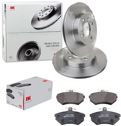 NK Bremsscheiben + Beläge vorne passend für Golf 3 + Passat 35i + Caddy 2
