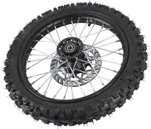 14 Zoll Dirt Bike Frontrad Montage Premium Performance Upgrade Kompatibel mit 125 140 150 Pit Dirt Bike Frontfelgen 60/100-14 2,5-14 Reifen Innenrohr 15-mm-Rand