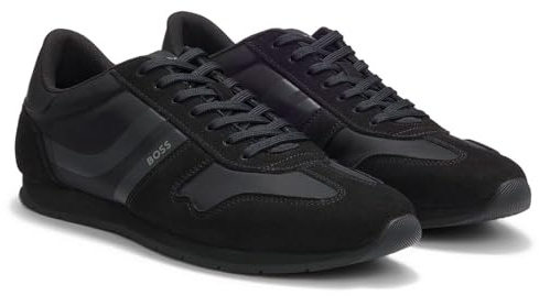 BOSS Men's Levon_Runn_nymi 10277982 01 Trainers, Black, 5 UK