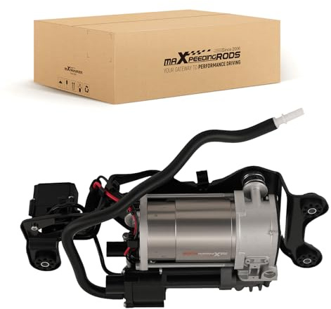 maXpeedingrods Air Suspension Compressor + Bracket + Valve Block for BMW X5 F15 X6 F16 F85 F86