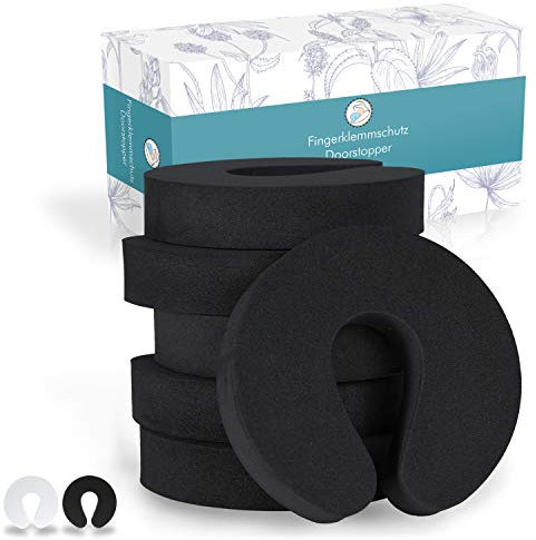 JANEYO - 6x Kindersicherung Tür - Klemmschutz für Türen, Türschutz, Tür Klemmschutz, Türschutz Baby, Türstopper Kinder, Türstopper Baby, Türstopper Schaumstoff
