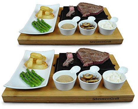 SteinenGrill Bergen Hot Stone Set, Set of 2