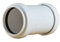 Pushfit 40mm Waste Pipe Coupling - White - Pack of 2