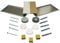 Spiegelbefestigung Magnet-Set zur unsichtbaren Spiegelmontage für Spiegel bis 2,6 m² bzw. 39 kg