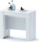 Tavolo Consolle Allungabile Oslo Fino A 2.37 Metri, Tavolo 10 Posti Salvaspazio Multiposizione, Design Moderno Ed Elegante, Consolle Per Casa E Ufficio, 78 x 51 x 90 cm, Colore Bianco Lucido