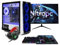 NitroPC - Pack Bronze | Gaming PC komplett Set (AMD Ryzen 5 4650G 6/12 4.2GHz, RX Vega 7, RAM 16GB, SSD 240GB + HDD 1TB, Windows 11 Home | WiFi, 24 Monitor, tastaur, Maus, Headset) Desktop Computer