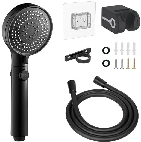 Pommeau de douche pour camping-car avec tuyau, super puissant, haute pression, pour camping-car, remorque de voyage, camping-car et bateau pour économiser de l'eau