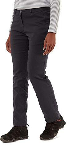 Craghoppers Damen Kiwi Pro Lined Trousers-Long Leg Wanderhose, Graphit, 42 Lang