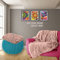 Lussuosa pelliccia sintetica Sherpa Teddy in pile reversibile divano letto super morbido caldo e accogliente coperta rosa cipria 150 cm x 200 cm circa