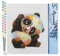 Figured'Art Peinture par Numéro Adulte Panda et Lunettes - Activité Manuelle Kit de Loisir Créatif DIY Numéro d'Art Complet - 40x50cm sans châssis en bois
