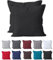 Hometex Premium Textiles 2-er Set Kissenhülle Baumwolle Renforcé | Doppelpack Kissenbezüge ca. 115 g/m² | Oeko-TEX®Standard 100 Kissen-Bezug mit Reißverschluss | 80x80 cm Schwarz