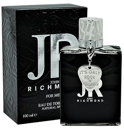 John Richmond for man Eau de Toilette Würzig, Amber, Zitrusfrüchte, Transgressiv, mutig und Symbol einer jungen Generation, 100 ml Flasche
