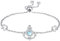 KINGWHYTE Anker Armkette Anker Spirit Armkette Damen 925 Sterling Silber Nautisches Seemann Mondstein Anker Armband Schmuck Geschenk für die Beste Freundin der Frau