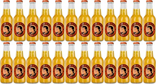 Thomas Henry Mystic Mango - geheimnisvoll exotisch - (24 x 0,2 l Glas MW) 24er Set Limonade zum Mixen deiner Longdrinks und Cocktails mit Rum, Tequila, Kräuterlikör & Co.