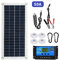 Aumotop Pannello Solare Flessibile 300W 12V 24V Pannello Fotovoltaico Mono con Regolatore di Carica per Camper Barche Capannone Roulotte Casa Auto, Conversione di Potenza ad Alta Energia