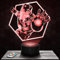 Lampephoto.fr Nachttischlampe - Touch-Nachtlicht Iron .M Géométrique 3D-LED-Lampe Illusion, Geschenkidee Weihnachten Geburtstag Junge und Mädchen Nachttischlampe Kinder- oder Erwachsenenzimmer TOP