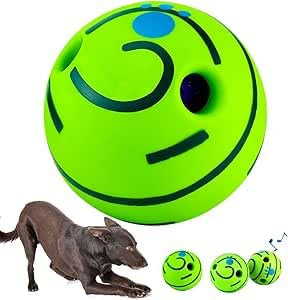 ZUNAX Giggle Ball for Dogs - Interactive Toy With Funny Sounds for Boredom and Anxiety - Squeaky Dog Toy for Small, Medium, and Large Breeds