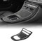 FDAIUN Mittelkonsole Dekoration Panel Cover Trim für Mercedes Benz E-Klasse W213 2021 2022(Ohne Uhr) Auto Interieur Zubehör Schwarz