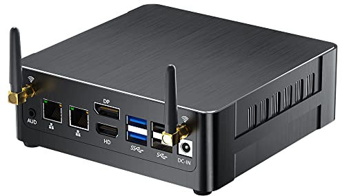 Thdeukoty Mini Pc i9-12900H Ordinateur de Bureau Windows 11 Pro, 64 Go de RAM 2T PCie 4.0 SSD, Dual LAN WiFi 6E Bluetooth 5.3 pour Home Business, DP/HDMI/Type-C Triple écran