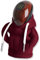 Lohca Felpa per Cambio Auto, Copertura per Cambio Auto, La Copertura Universale per la Leva Del Cambio Dell'auto, Car Gear Shift Knob Cover Hoodie, Rosso