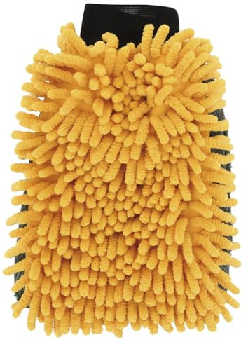 SUMEX Billionaire Guanto da lavaggio Premium in microfibra per la cura della carrozzeria, senza graffi, guanto di asciugatura e lavaggio, 26 x 18 cm