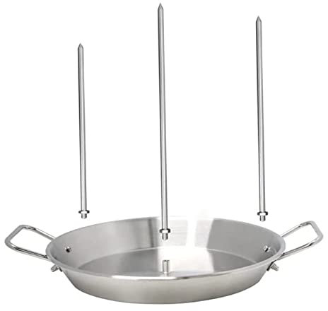 SouiWuzi Edelstahl vertikaler Schraube Grillspieße - BBQ Spieße (8.10,12 Zoll), Grillspieß