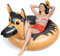 Flotteurs de Piscine Amusants, Flotteur de Piscine Amusant pour Adultes, Bouée Gonflable en Forme de Tube pour fête de Chien pour Enfants, Bouée de Piscine en Forme de Chien pour fête sur la Plage