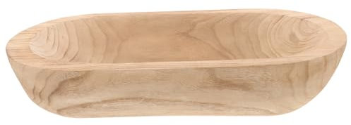 CRAFTHROU Dekoschale aus Holz wohnzimmer dekoration living room decoration holzwürfel tischdeko esstisch Dekorative Schale Wohnkultur Holzschalen dekorativ große Holzschale hölzern