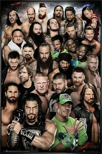 HfmQuisutron Jigsaw 1000 Stück,Wrestlers Art Poster Puzzle,Puzzles for Older Erwachsene,Irregular Puzzle Stück,Erwachsene Stressabbau Spiel,Wall Art Decoration Fc628Pj