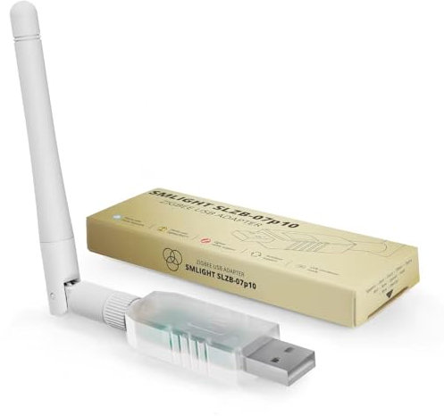 SLZB-07p10 - Clé USB Zigbee avec Antenne 3dB, Adaptateur pour Zigbee2mqtt, ZHA et Home Assistant SLZB-07 p10 (SLZB-07p10)