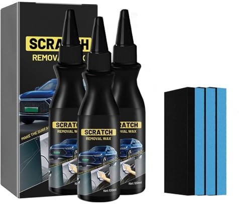 2025 Schneller Kratzerentferner für Autos, Auto Kratzerentferner Paste mit Anti-Kratzer Schutz, Tiefen Kratzer Reparatur Creme, Entfernt Kratzer Effektiv und Schnell (3)