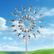 Magische Windmühle, Einzigartige und magische Metall-Windmühle,3D Windrad Eisen,magische Metall-Kinetik-Skulptur, Wind Spinner,Windmühle Garten Geeignet für Garten, Terrasse, Landschaft Dekoration