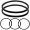 SHINEOFI 5Pcs Rubber Drive Belt for Washing Machine Durable Replacement Parts for Clothes Washer Compatible with Various Models Wear Elasticity Practical for Laundry Needs