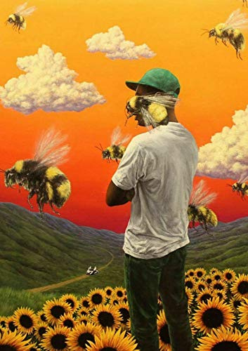 Tyler The Creator Flower Boy Hip Hop Poster Wand Kunst Metall Zinn Zeichen Decor 8X12 Zoll