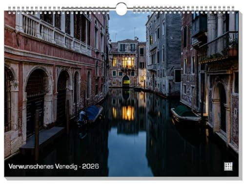 artboxONE Kalender 2026 Verwunschenes Venedig Wandkalender A3 2026 Städte/Venedig