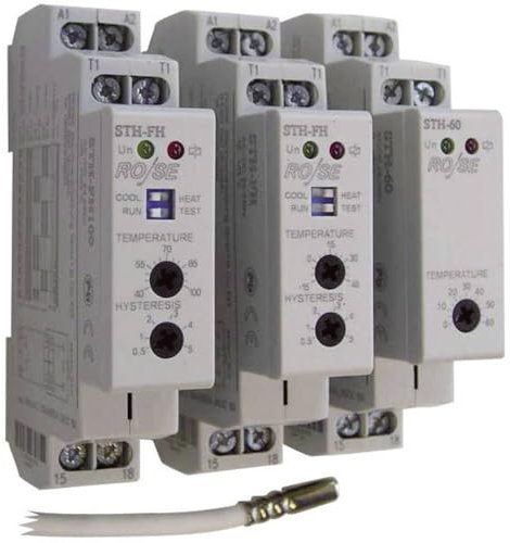 Rose LM Termostato per Armadio Elettrico STH-60 240 V/AC, 240 V/DC 1 NC 1 pz.