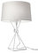 Villeroy & Boch Tischleuchte New York, Weiß, H 55 cm, Ø 35 cm, Leuchtmittel nicht enthalten