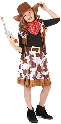 KULTFAKTOR GmbH Cowgirl-Verkleidung für Mädchen - Braun