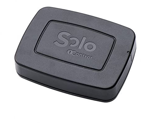 1Control Solo EVO, Drahtloser Bluetooth Toröffner, Garagentoröffner für Mobiltelefon zum Öffnen von Toren und Garagen mit Fernbedienung, x 4 Tore und bis zu 50 Benutzer, Schwarz, Made in Italy