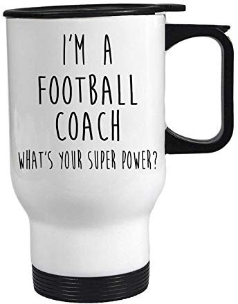FOOTBALL COACH Travel Mug - Birthday - Christmas - Friends