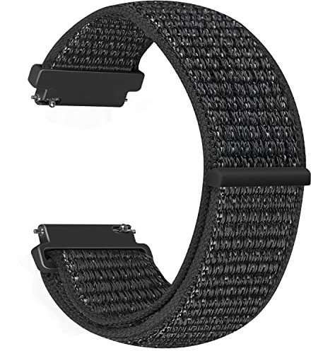 Vodtian 22mm Nylon Armband Kompatibel mit Samsung Galaxy Watch 3 45mm/Galaxy Watch 46mm/Gear S3 Classic/Frontier/Garmin Vivoactive 4, Ersatz Sport Loop Uhrenarmband für Damen Herren