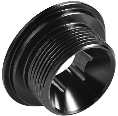 Alomejor Kurbelschraube Kurbelarmschrauben Fahrrad Befestigungsschrauben aus Aluminiumlegierung Schrauben der Kurbelarmschrauben des Tretlagers(schwarz)